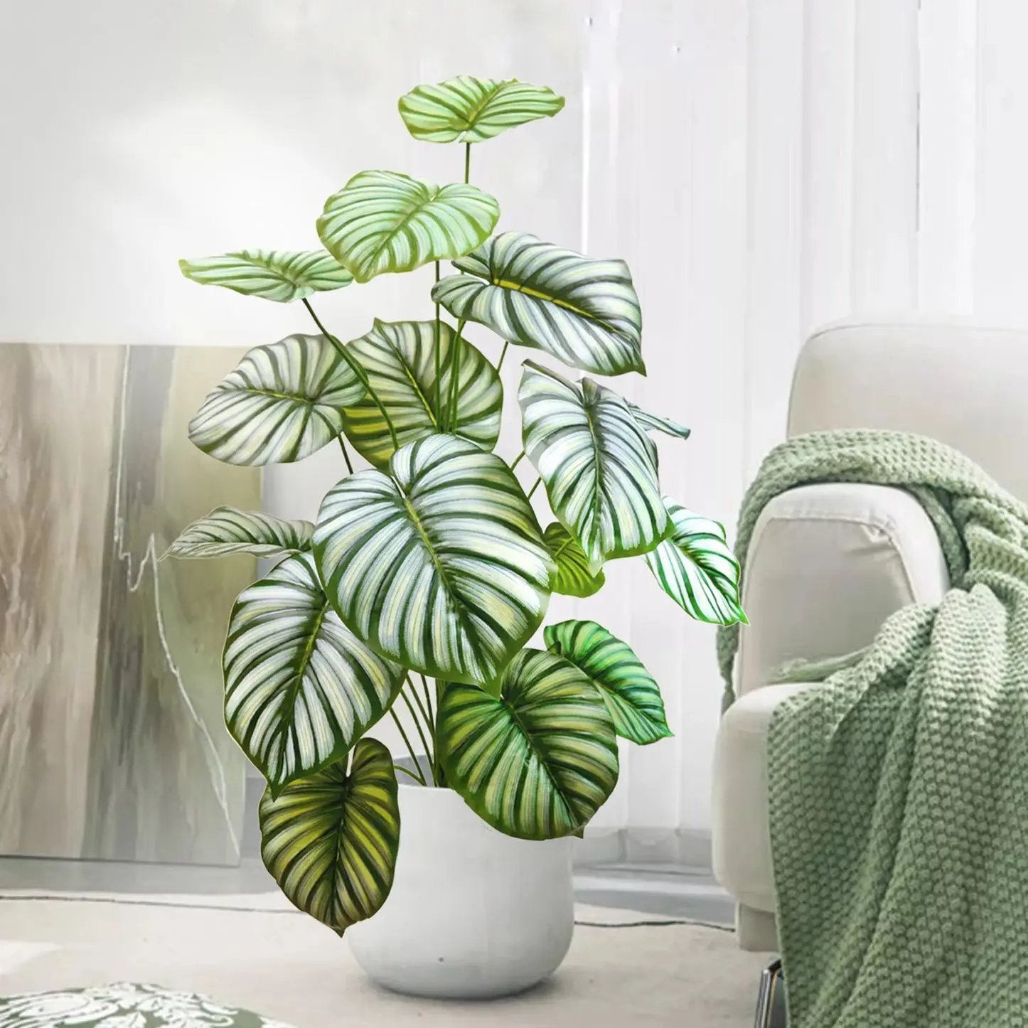 Искусственное растение Monstera fervour Pothos Alocasia Leaf декоративное праздничное украшение