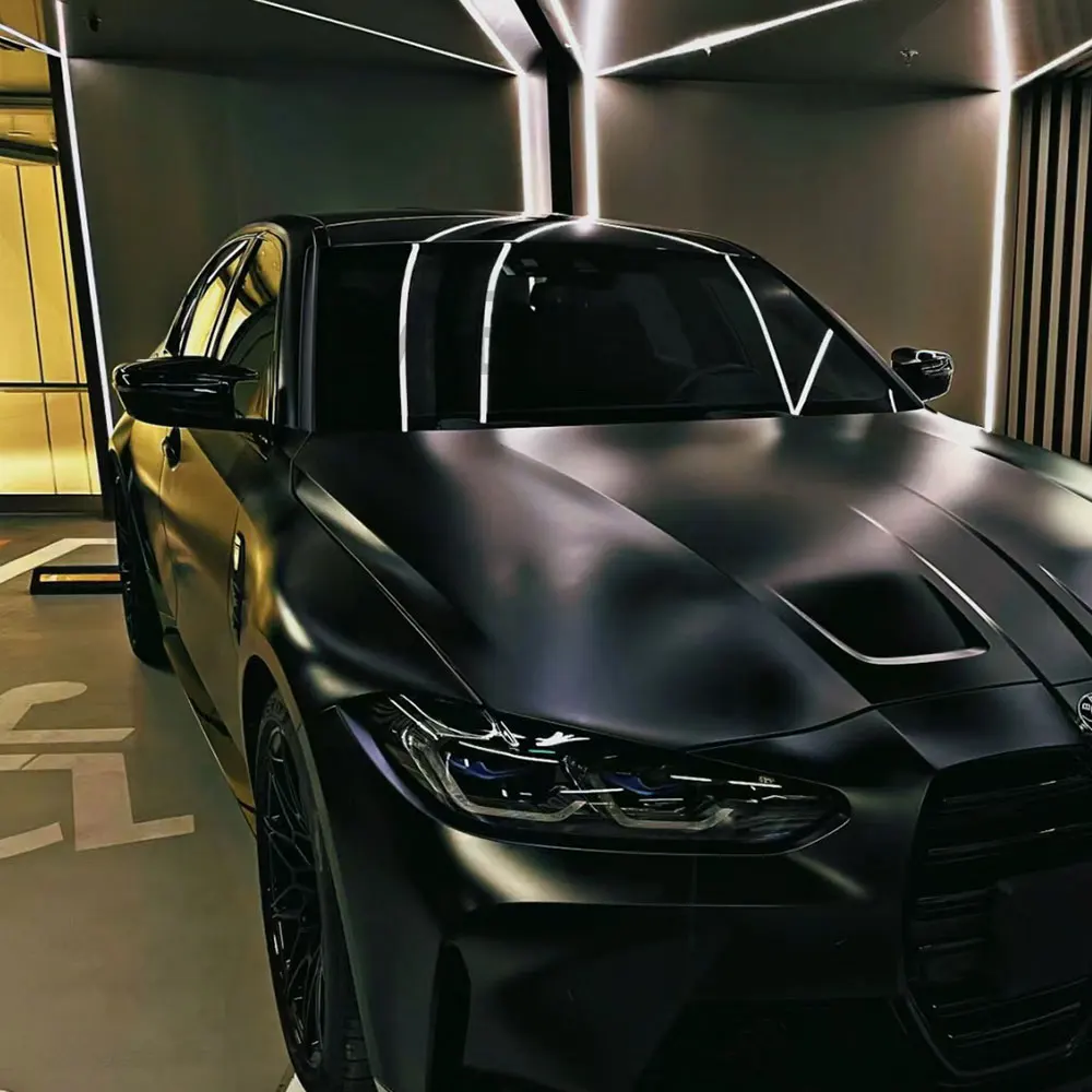 Матовая черная виниловая пленка для автомобиля наклейки наклейка различные