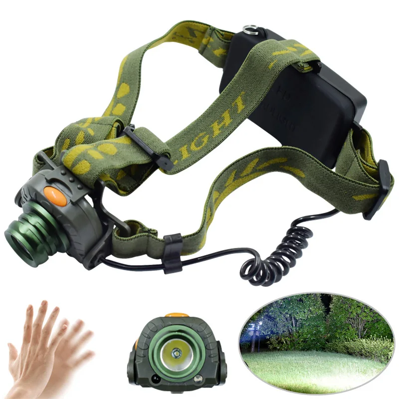 

Led Fishing Headlamp 18650 Headlight Q5 Head Torches Lamp Light Frontal Flashlight Yellow Night Outdoor Camping Lighting