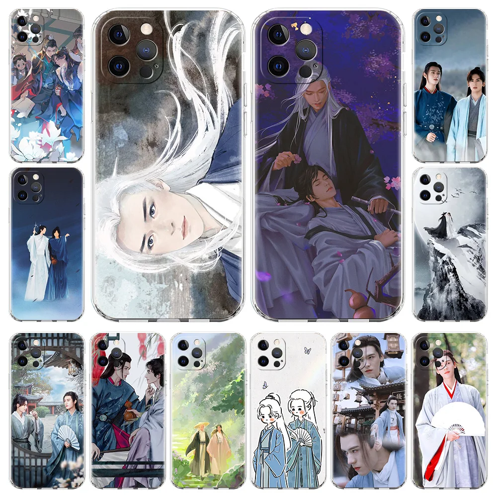 

Luxury Funda Phone Case For iPhone 13 11 12 Pro Max X XR XS 7 8 Plus SE 2020 Clear Soft Silicone Cover Shell WORD OF HONOR