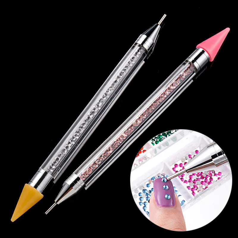 Diy 3D аксессуары для дизайна ногтей Красочный Кристалл Ab сверло маникюра