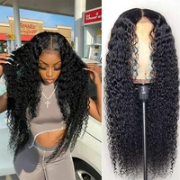 5x5 Lace Closure Human Hair Wigs for Women Brazilian Remy Hair 4x4 Lace Pre Plucked Deep Wave Wig with Baby Hair 32Inch SIMMEL