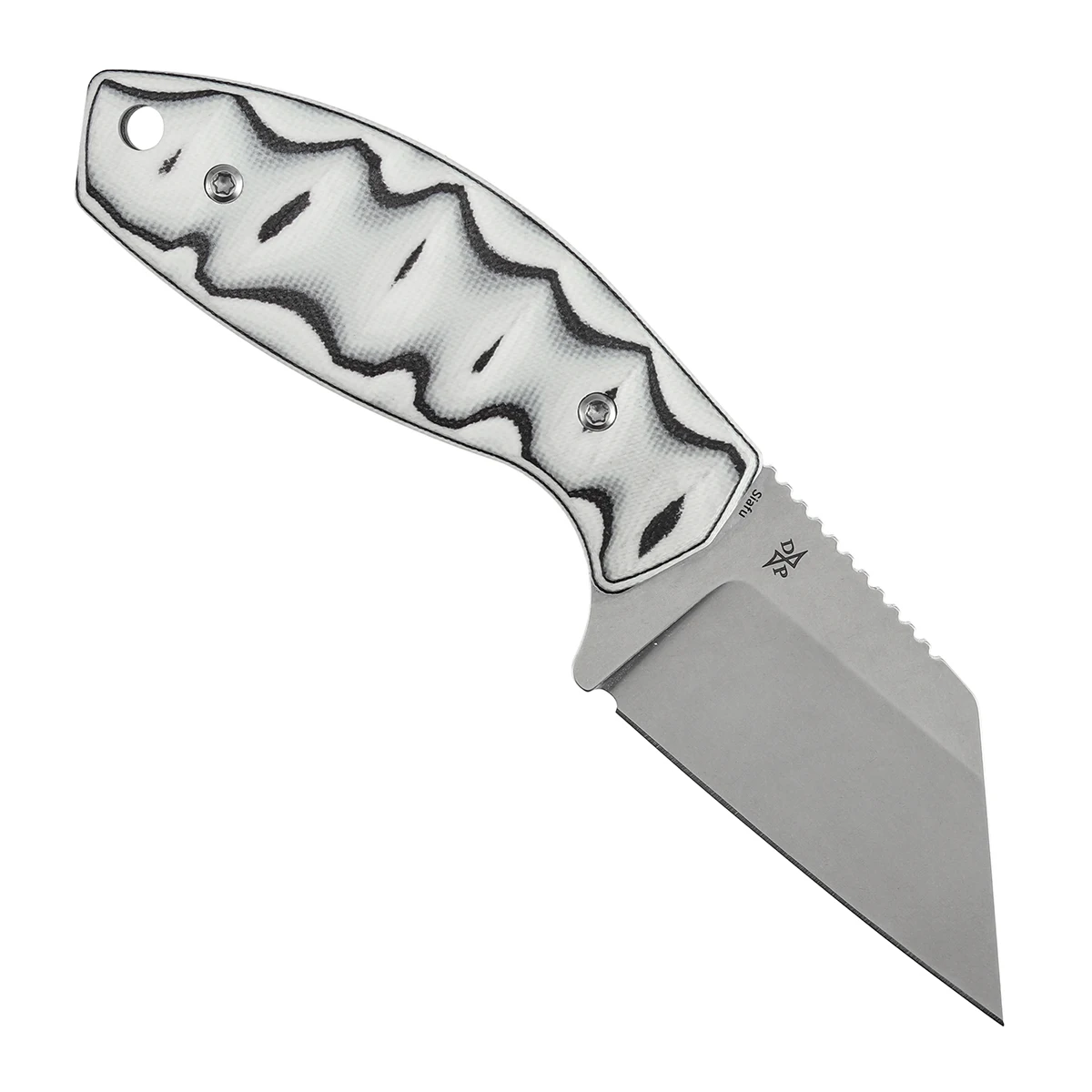 Фото Нож Kansept Fixed Blade G016 Siafu с лезвием D2 2,41 дюйма и рукоятью из микарты/G10, с двусторонними ножнами, для кемпинга и активного отдыха, полезный инструмент. №4