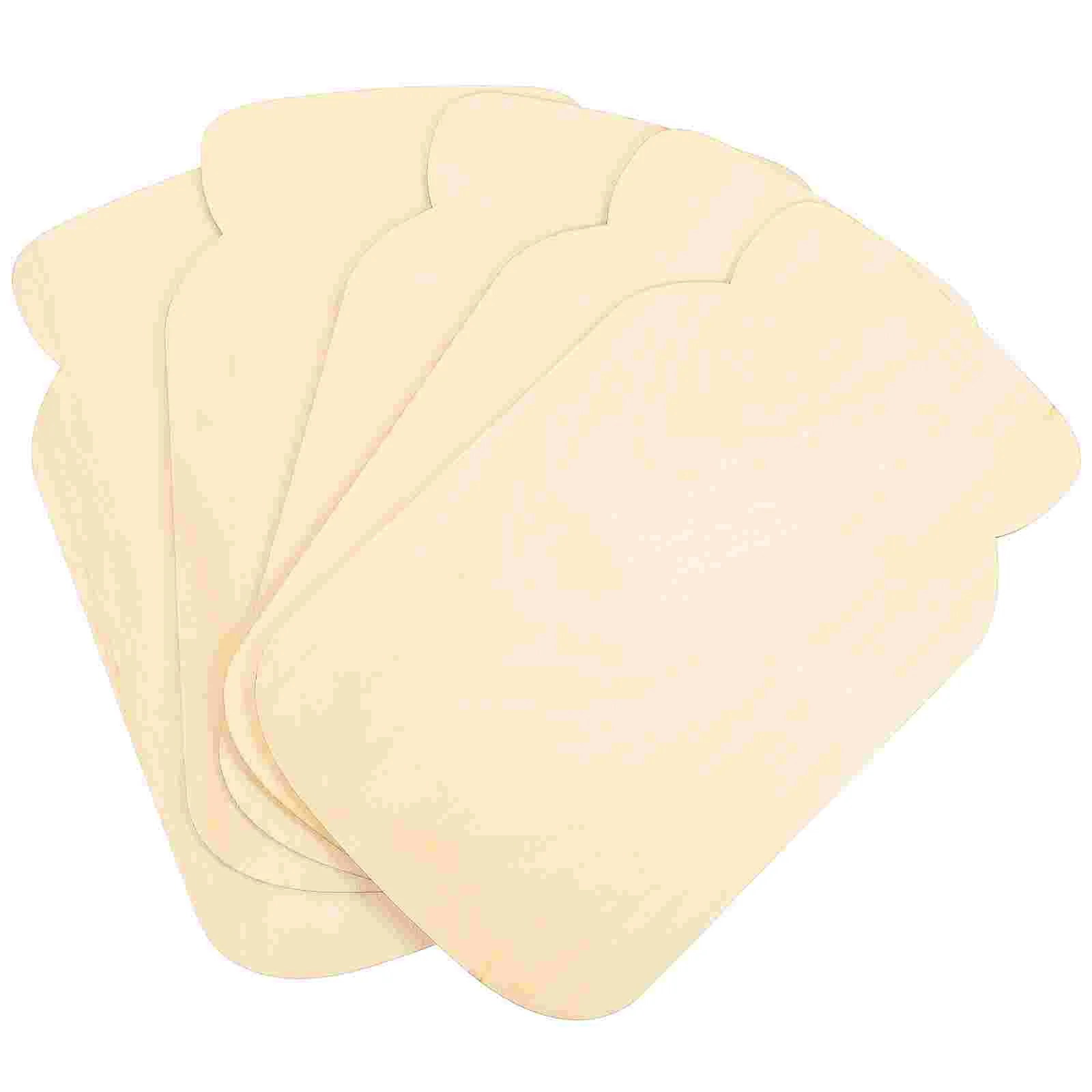 

5pcs Wood Slice Shape Unfinished Craft Projects Wood Slices Wood Chips