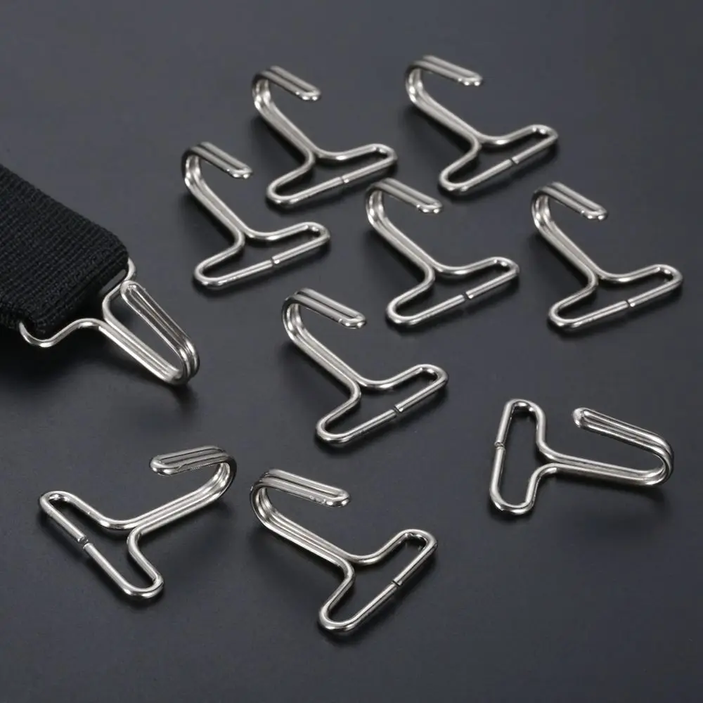 10PCS Triangle Straps S Hooks Car Seat Cushion Hook Fixed Shower Curtain Adhesive Wall Hooks For Hanging Auto Parts