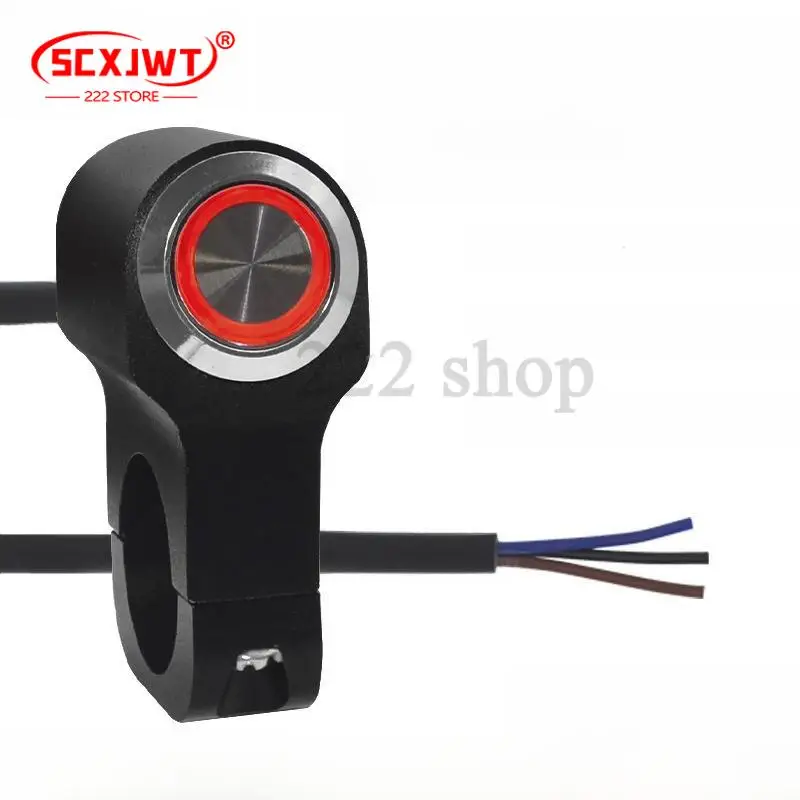 

22 Мм 7/8 Дюйма Мотоциклетный Переключатель Для Руля, Кнопка Включения/выключения Фар, Переключатель Проектора Для Квадроцикла