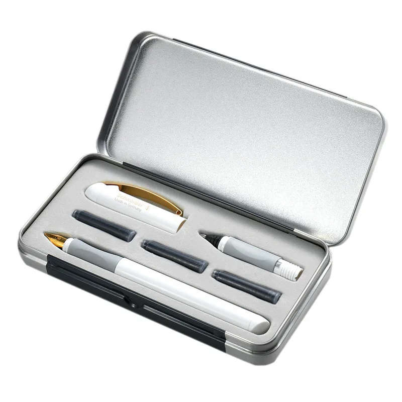 German Schneider Gold Age Gold Plated Iridium Pointed 0.5MM Pen Set, A Very Popular Pen