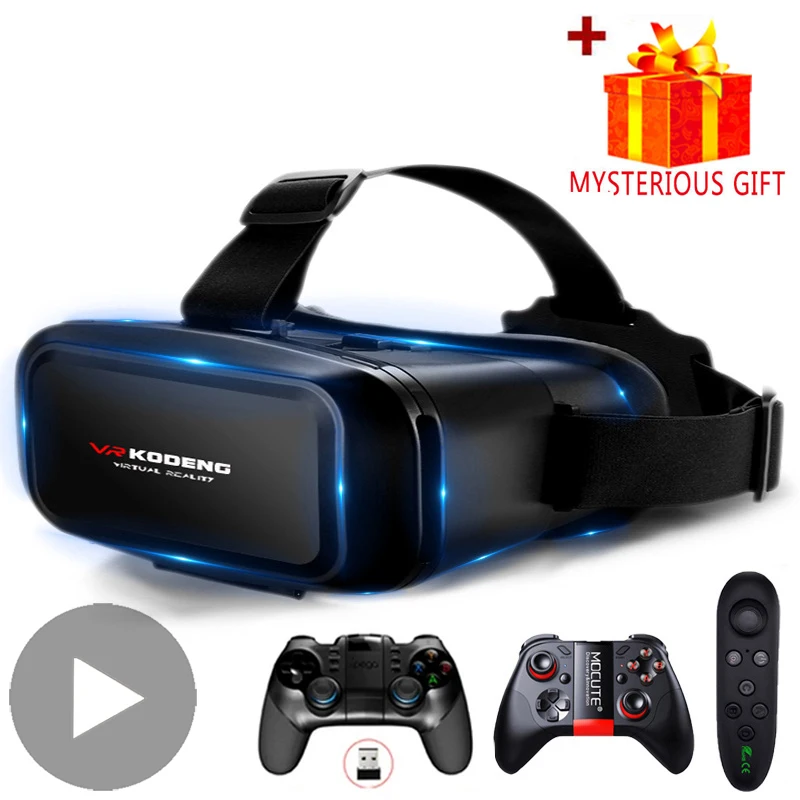 Mobile Cell Phone With Controllers Lenses Goggles Binoculars