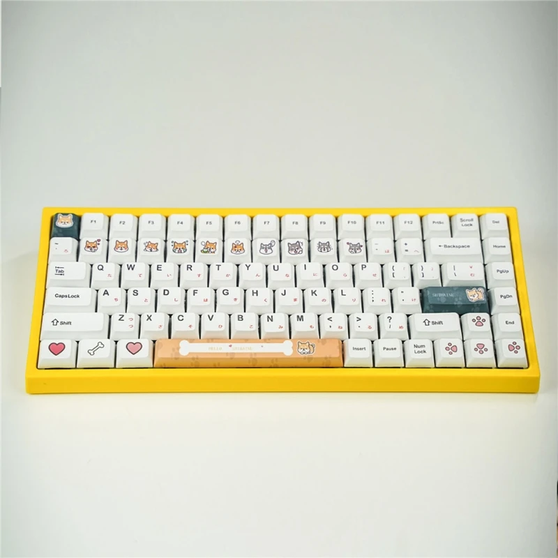 

116 Keys / Set XDA for Key PBT Dye Sublimation Keycap For MX Mechanical Keyboard Shiba Inu Theme Keyc