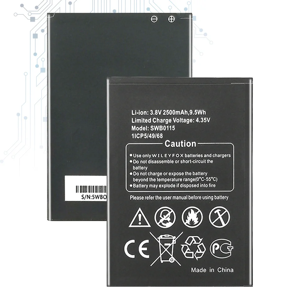 Аккумулятор SWB0115 SW2XB01 SWB0116 для Wileyfox Swift 2X /2 Plus мобильный телефон Batteria | Мобильные