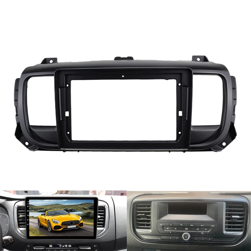 

9-дюймовая Автомобильная радиоустановка Fascia Для Citroen Dispatch, Toyota ProAce, Peugeot Expert, для путешественников, DVD, стерео рамка, адаптер