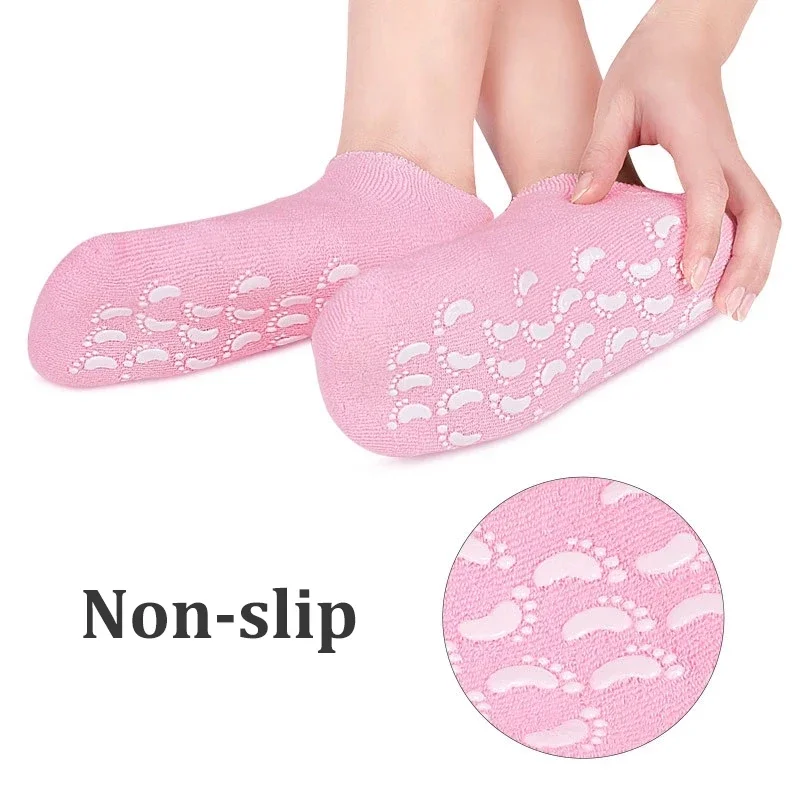 Для спа увлажняющий набор гелевых носков и перчаток отбеливающая отшелушивающая