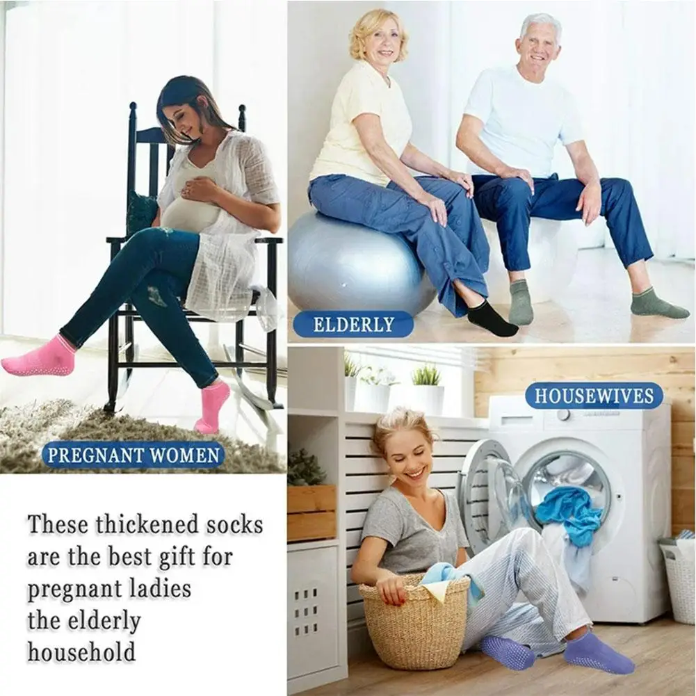 Нескользящие носки O8W0 для йоги 4 пары