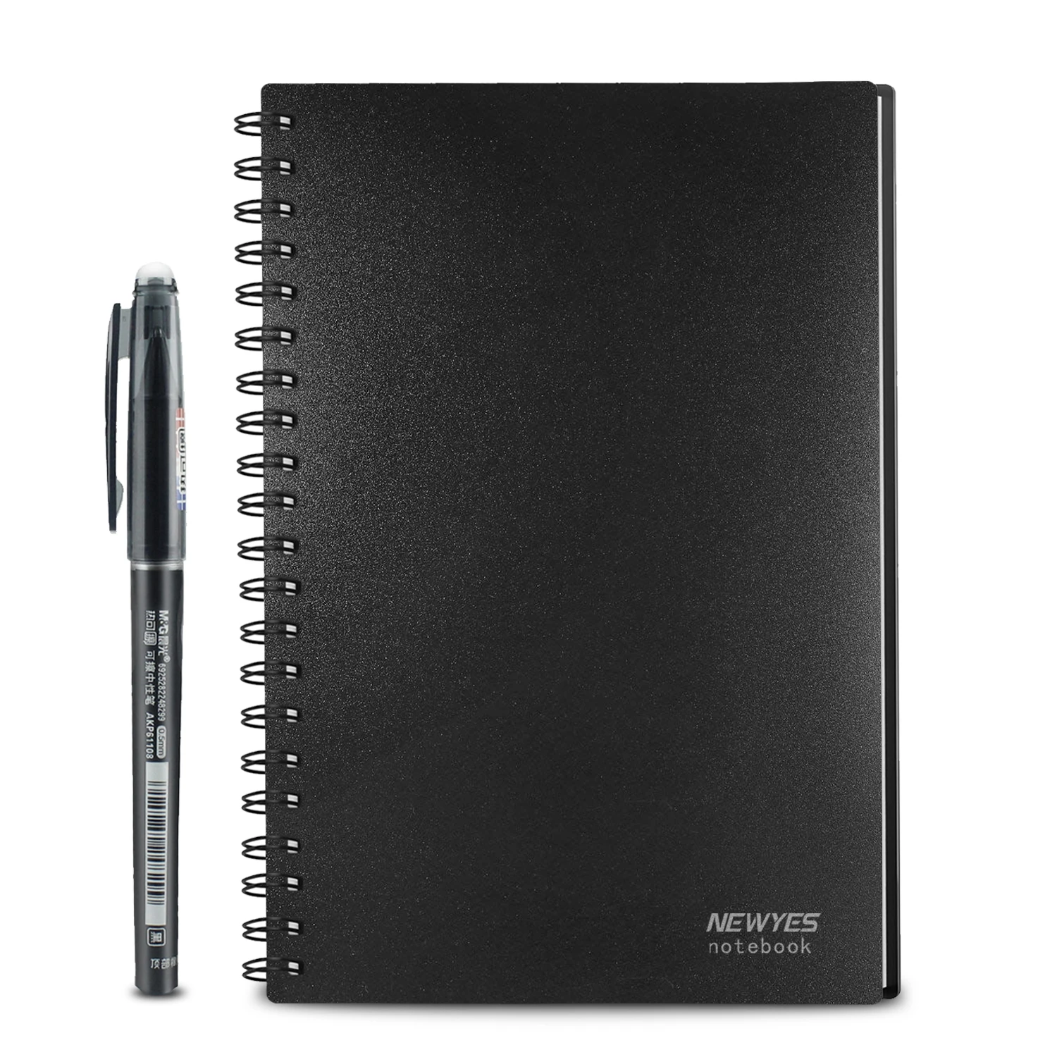 

NEWYES A6 Size Smart Reusable Erasable Notebook Microwave Wave Cloud Erase Notepad Note Pad Lined with Pen Save Paper