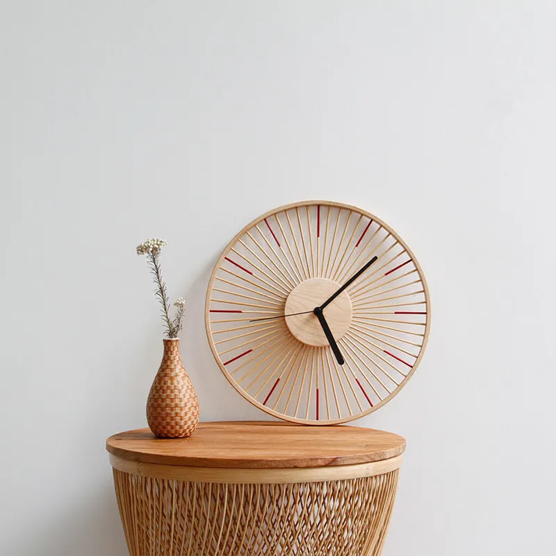 

Nordic Modern Wall Clock New Design Quiet Time Bedroom Minimalist Kitchen Clock Creative Horloges Murale Decoration Living Room
