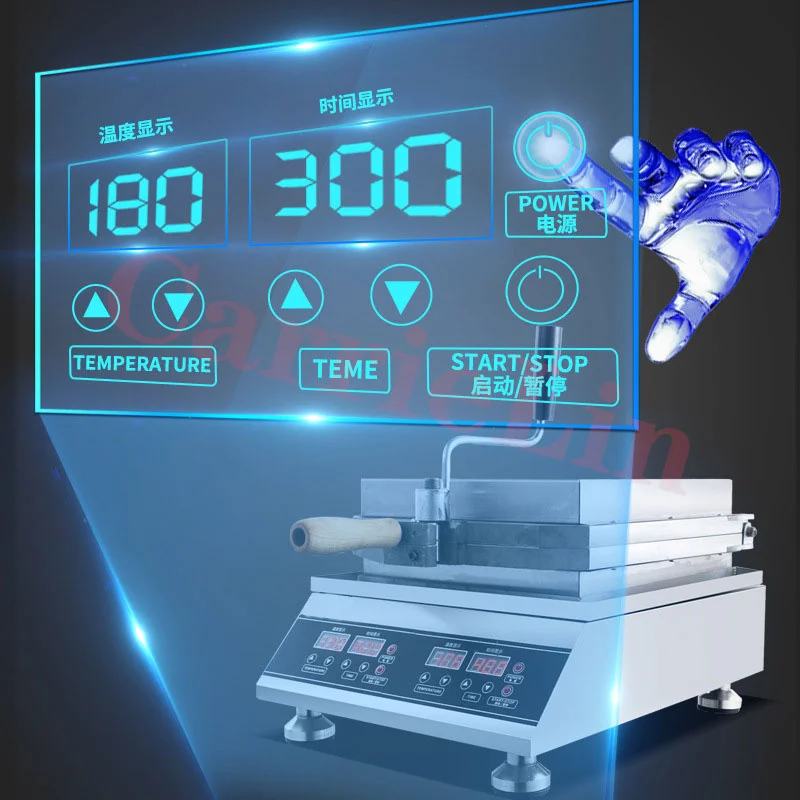 220 В 110 машина для приготовления тортов с ископаемыми краями Коммерческая Senbei