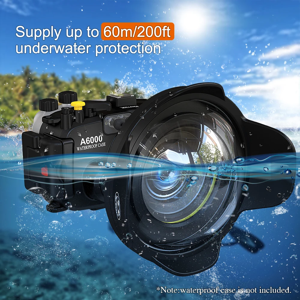 

Seafrogs Wide Angle 67mm Interface For Sony Canon Nikon Fujifilm Camera Housing Underwater Diving Fisheye