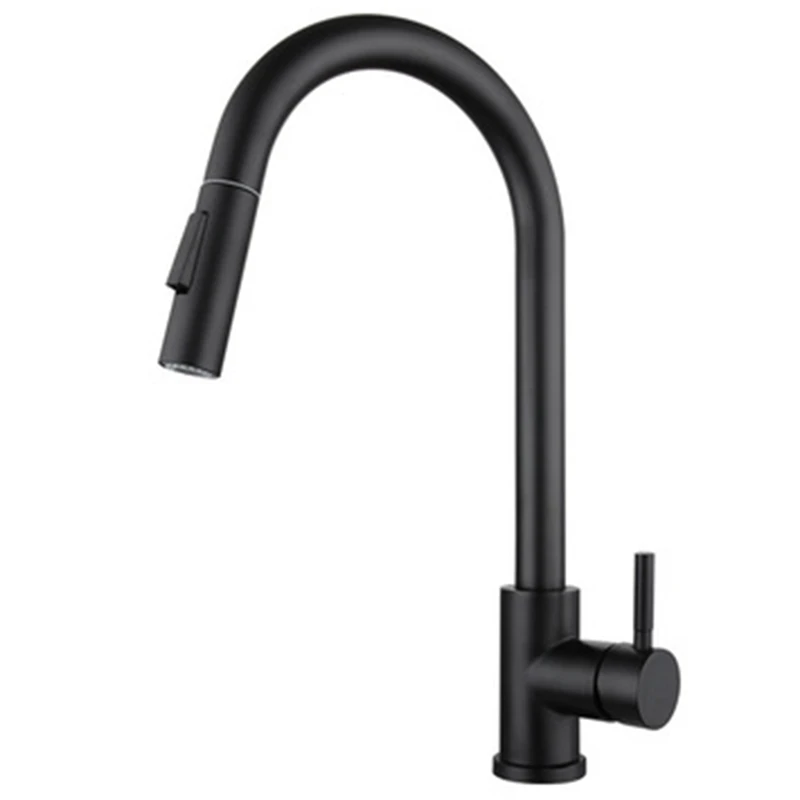 

Съемный смеситель для кухни из нержавеющей стали, смеситель для кухонной раковины, смеситель для умного дома с Индукционным нажимным датчи...