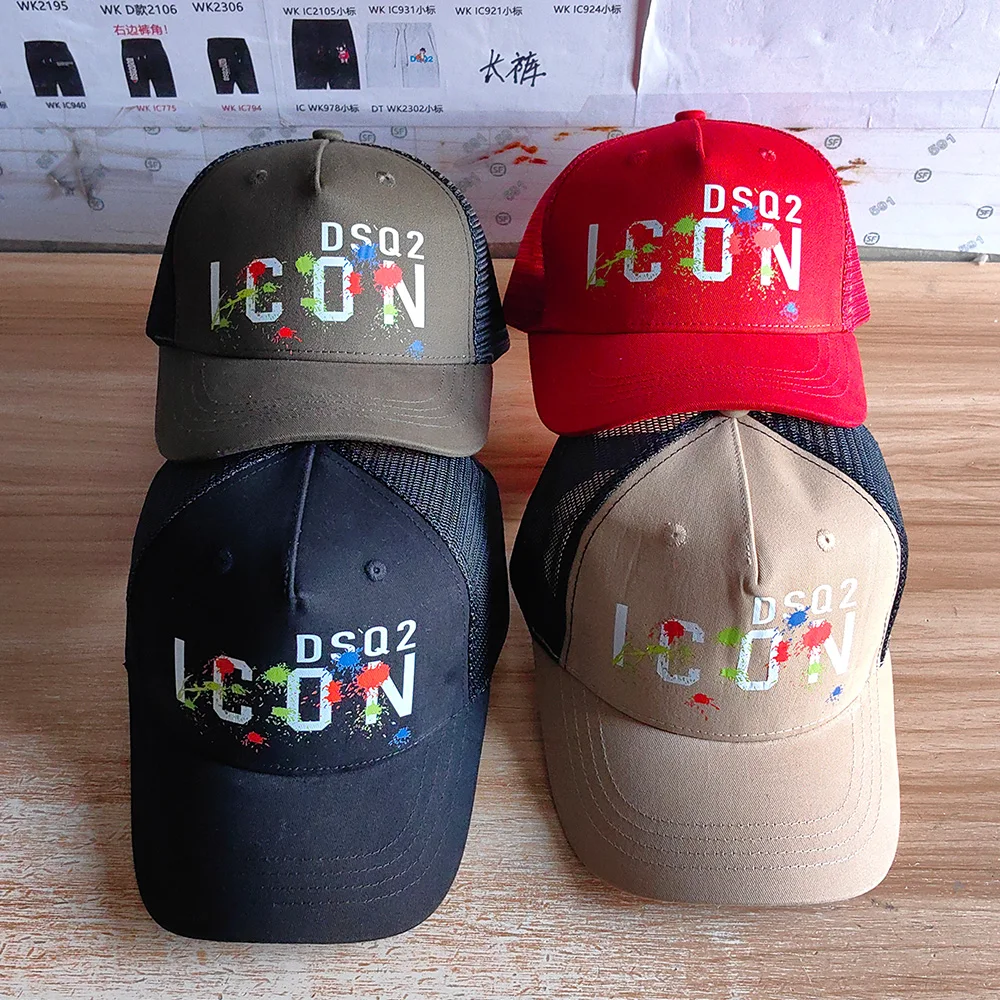 

DSQICOND2 Casual and Fashionable Cap for Men and Women Couples Unisex DSQ ICON Street Trend Baseball Cap for Men Women Gift