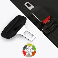 car safety belt buckles car seat alarm canceler stopper plug thick insert socket seatbeltts lock buckle car accessories