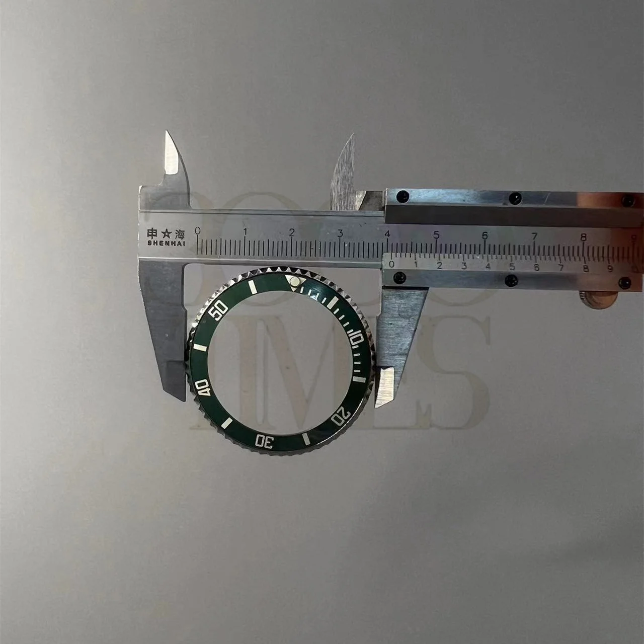 Watch Accessories Green Luminous 38mm Steel Bezel With Black Green Ceramic Insert Fit For RLX 40mm Case SUB 116610