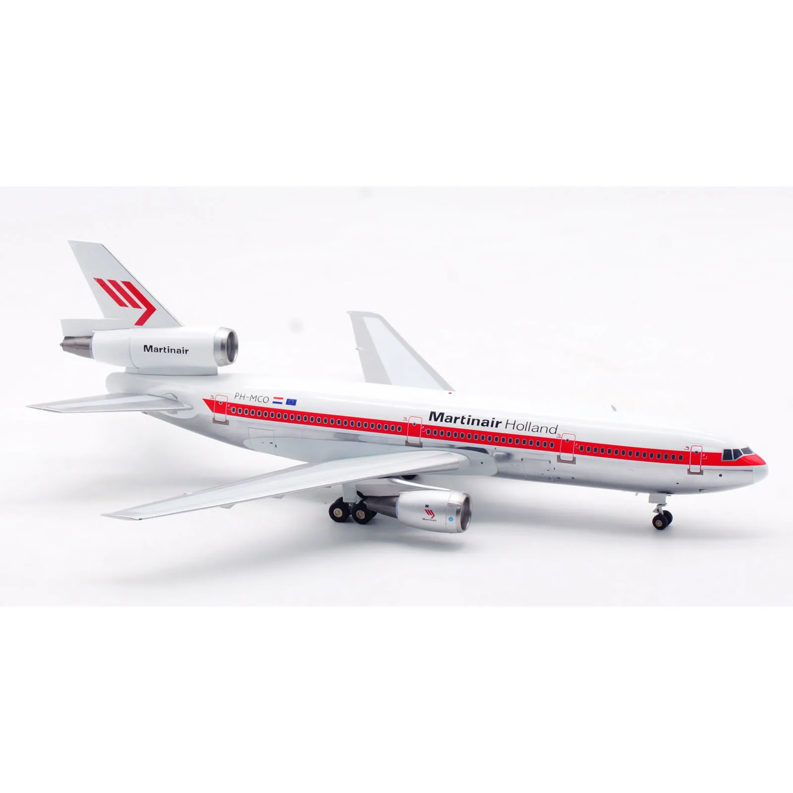 Фото IF103MP0824P Коллекционный самолет из сплава в подарок INFLIGHT1:200 Martinair Holland McDonnell DC-10-30 Литая под давлением модель самолета PH-MCO №3