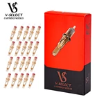 EZ V Системы татуировки картридж игла #12 (0,35 мм) #10 (0,30) Большая винная бутылка (RM) для поворотные ручки машина Грипсы поставка 20 шт.кор.