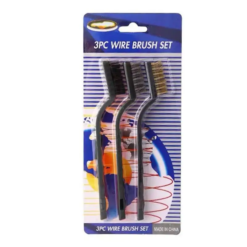 

Wire Brush Set Sturdy Kitchen Strong Decontamination Wire Brush Copper Brush Cooktop Cleaning Brush For Cleaning Paint Dirt