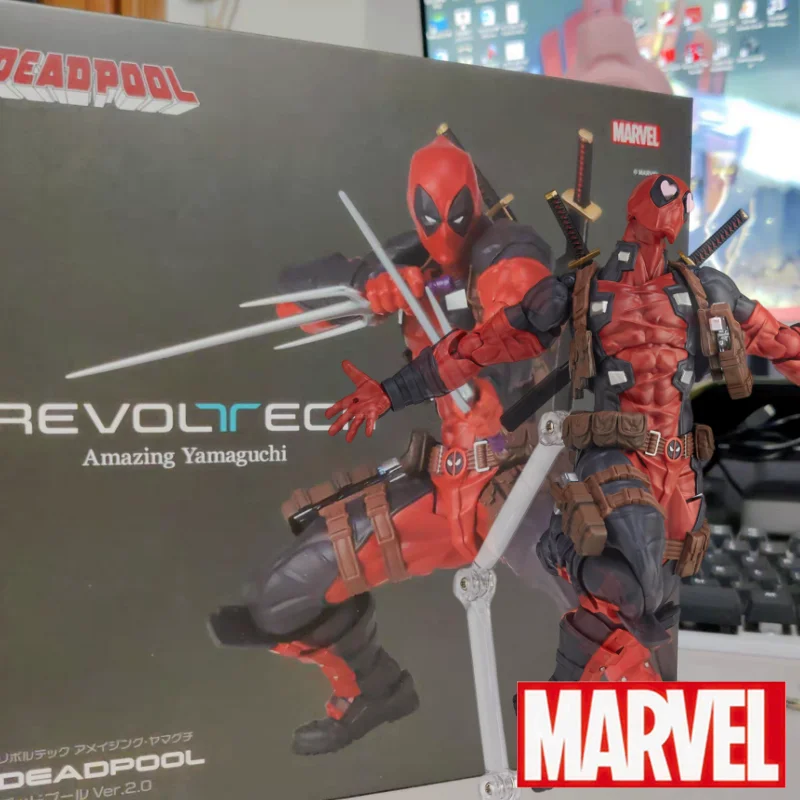 

In Stock Yamaguchi Style Marvel Little Cheap Deadpool 2.0 Action Figure Model Collection Hobby Toy Gift