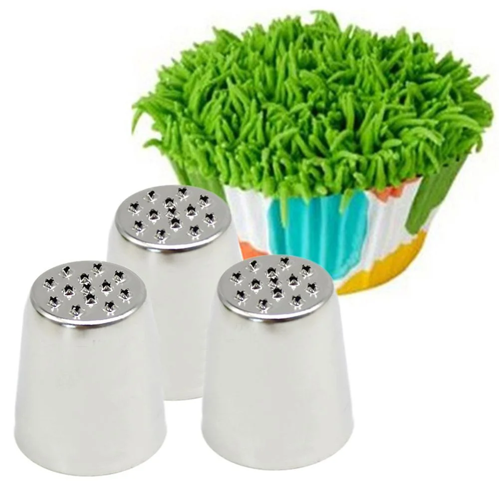 

Make Grass Piping Nozzles Sugar Fondant Cake Decorating Pastry Icing Tips Tool Piping Nozzles Kitchen Baking Accessories 233