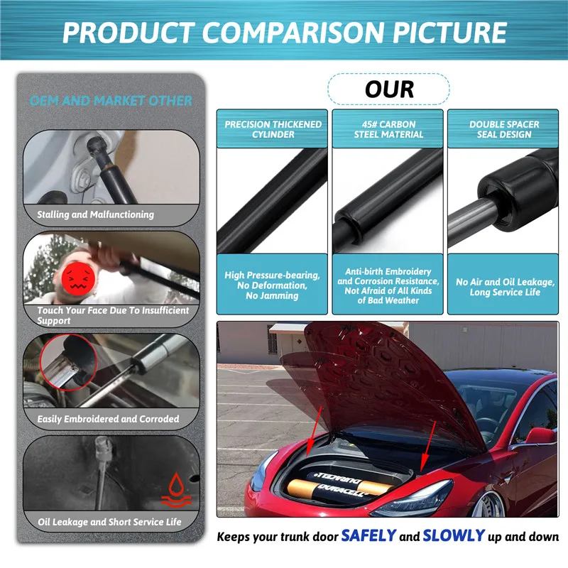 Автомобильный передний капот подъемник капота амортизаторы стержень пружинный