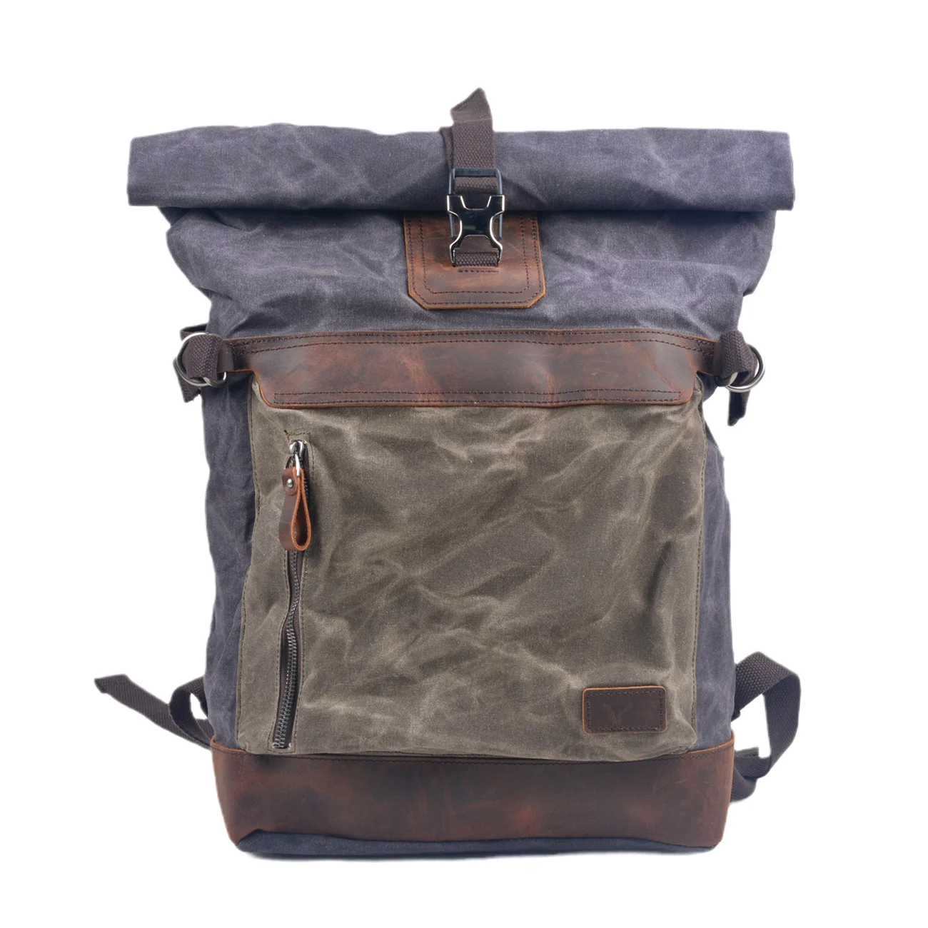 

Мужской холщовый рюкзак с масляным воском, вместительная водонепроницаемая сумка для альпинизма, отдыха, путешествий, походов