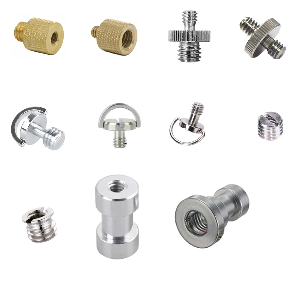 

1/4" to 3/8" Male to Female Thread Screw Mount Adapter Tripod Plate Screw mount for Camera Flash Tripod Light Stand