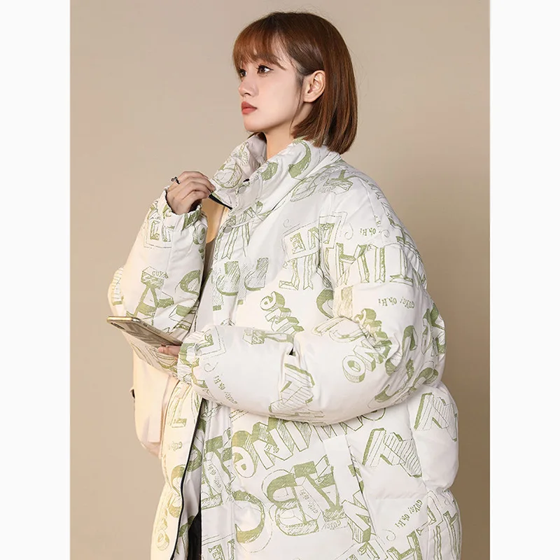 Fashion New Thickened Section Down Cotton Jacket For Women HipHop Coats Women Thickened Outdoor Jacket Winter Clothes Female