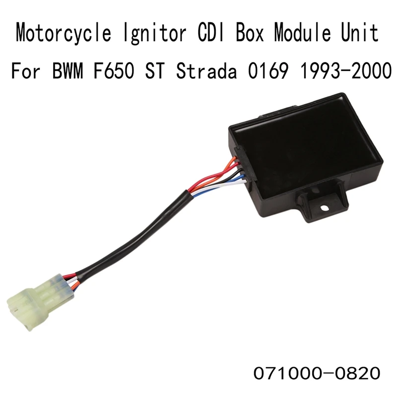 

1 PCS Motorcycle Ignitor CDI Box Module Unit 071000-0820 Replacement For BMW F650 ST Strada 0169 1993-2000