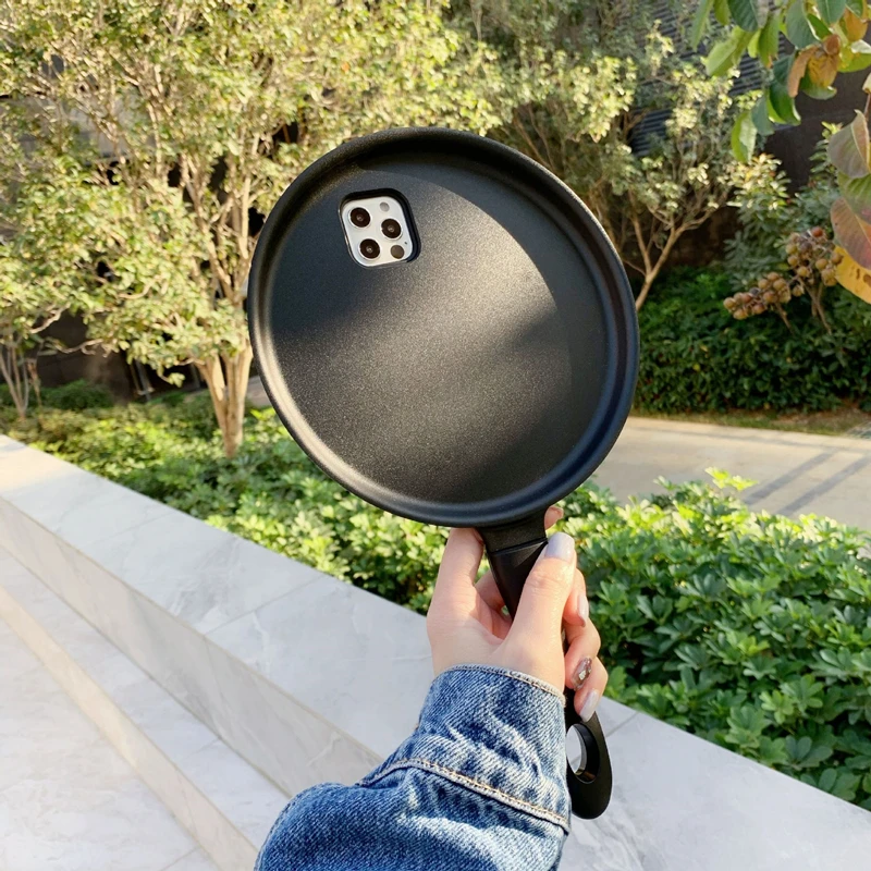 Чехол для телефона с рисунком сковородки iphone 11 13 Pro MAX 12 Max Huawei P40 P30 Mate 20 Nova 3 7