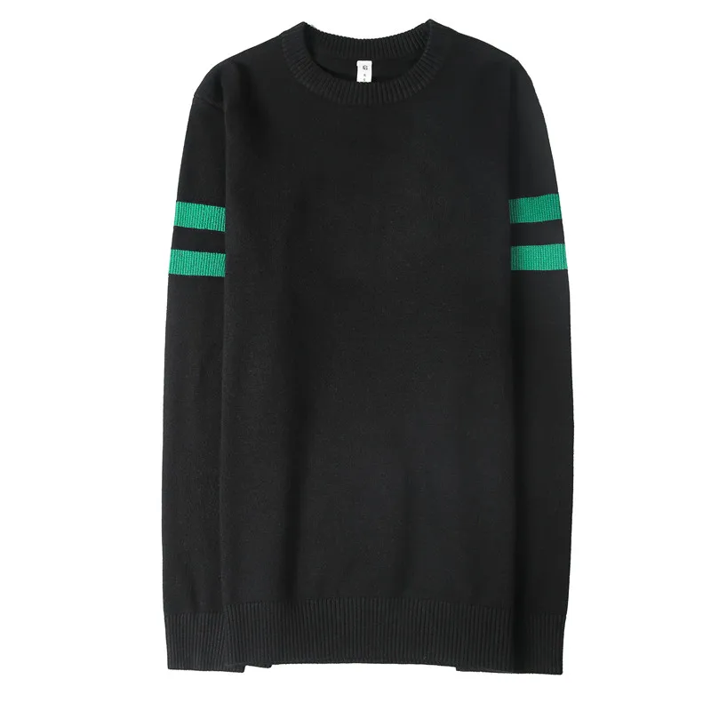 2023 New Fashion Brand Knit High End Designer Winter Round Neck Pullover Black Sweater for Man Cool Autum Casual Mens Clothing