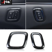 jho car front seat adjustment button ring cover trim kit for ford mustang mach e 2021 2022 interior accessories