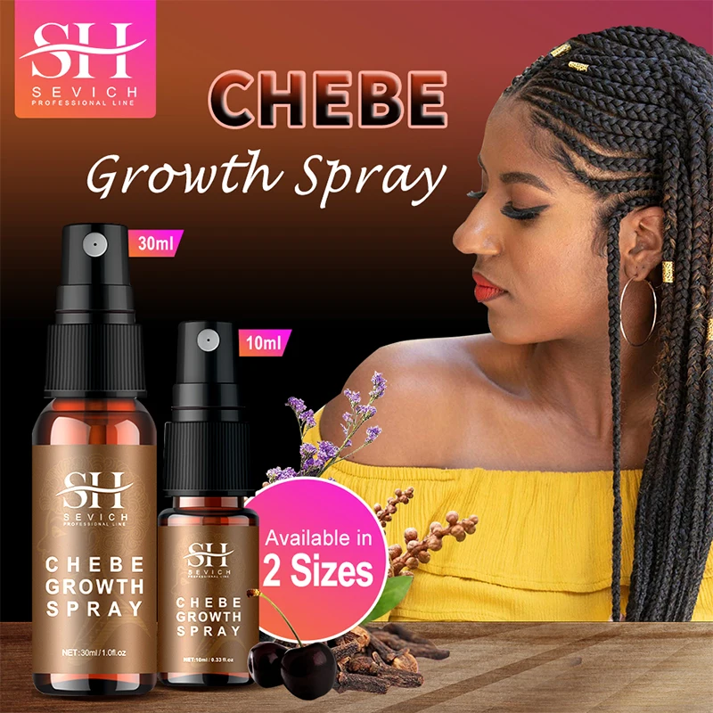 

Crazy Hair Growth Spray Chebe Traction Alopecia Repair Serum Spray Hair Loss Treatment Product Prevent Hair Thinning Care Sevich