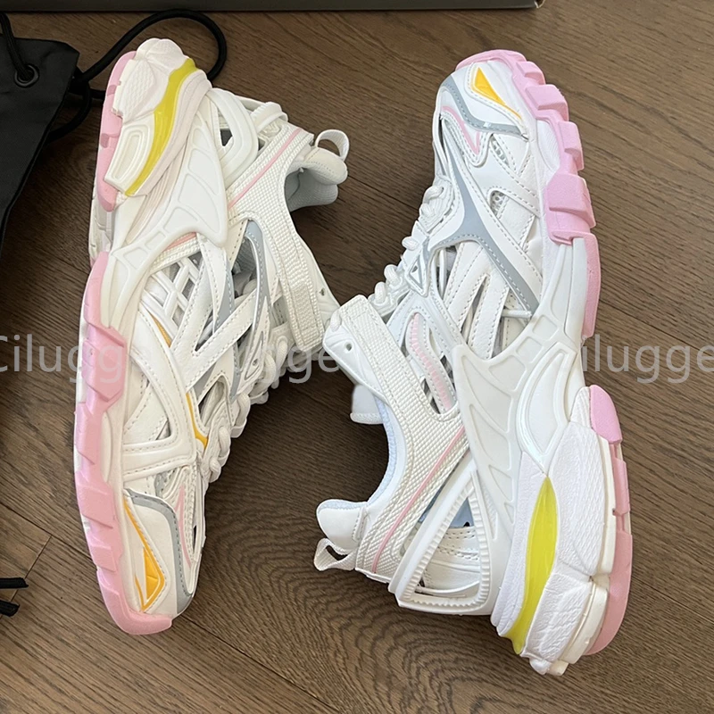 

New Men Sneakers High Quality Big Size 46 Women Casual Shoes Lace Up Luxury Laofers Flats Sport Running Shoes