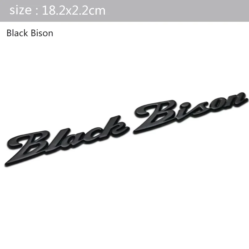 

3D металлическая наклейка WALD Black Bison с логотипом автомобиля, боковое крыло, задний багажник, эмблема, значок, аксессуары для Mercedes-Benz A/B/GLA/CLA AMG