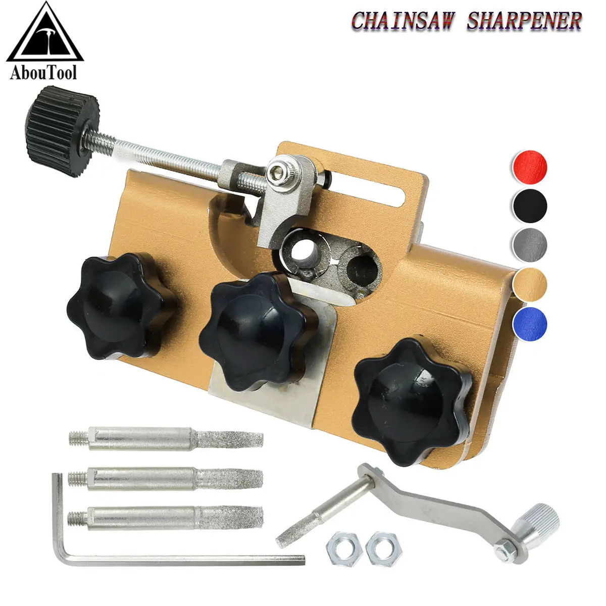 

New Chainsaw Sharpener Jig Manual Chainsaw Chain Sharpening for Most Chain Saw Electric Saws Polishing with Sharpening Heads