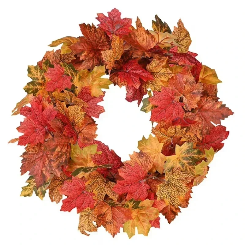 100/500 шт искусственный шелк кленовый лист осень искусственные листья гирлянда