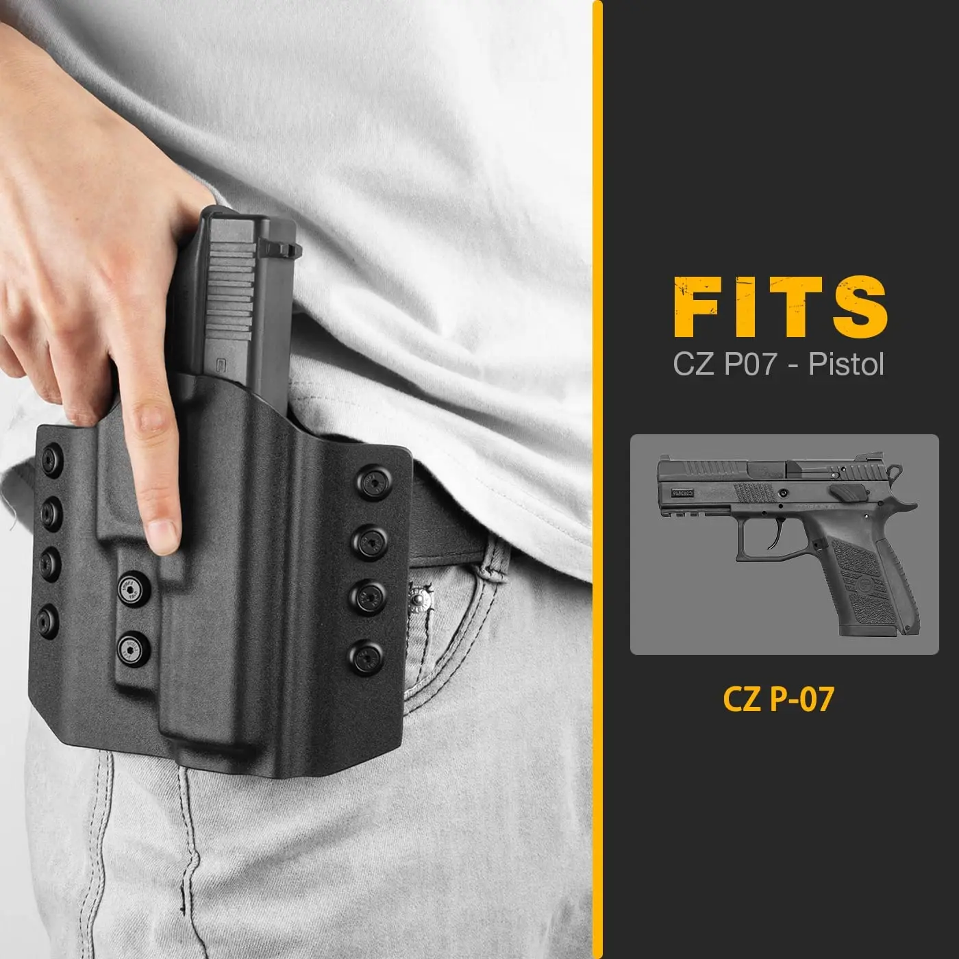 Кобура Kydex Gun Flower для CZ P07 / P09 P10C