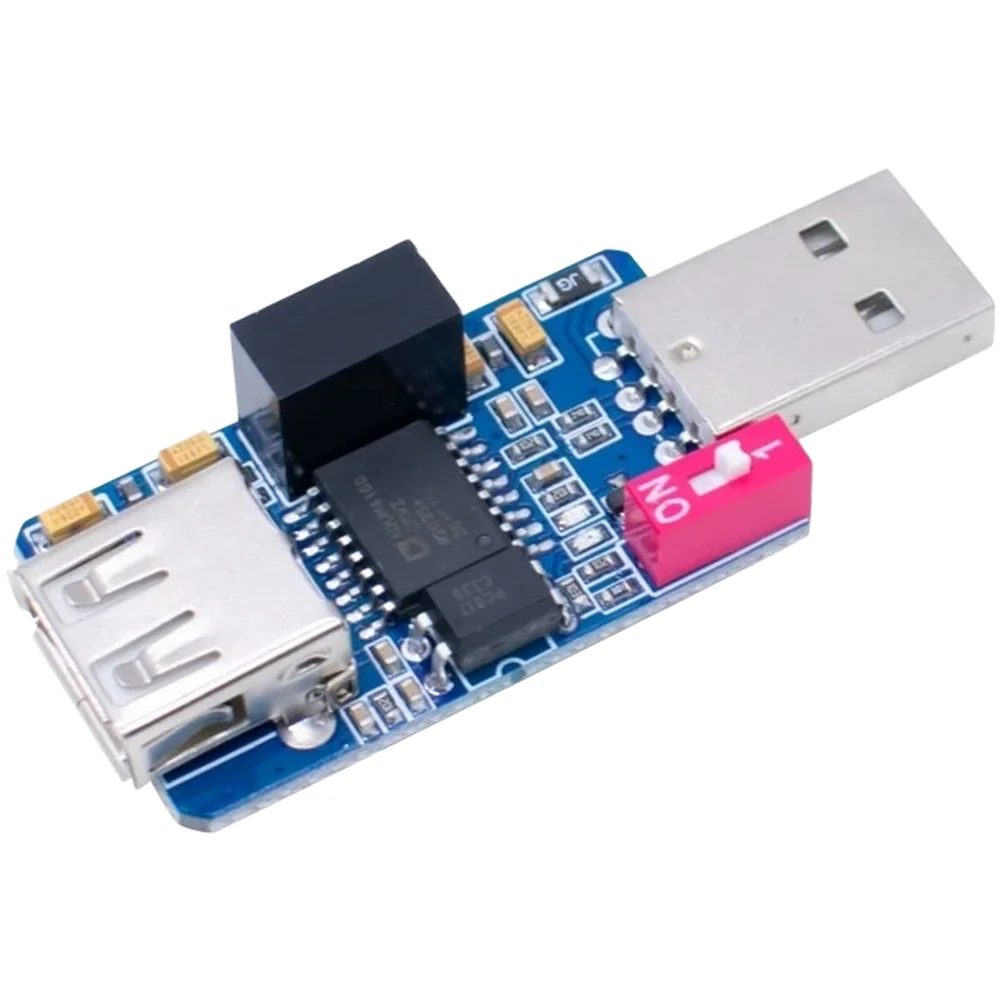 Фото USB-изолятор 1500В, модуль ADUM3160 - плата защиты от перенапряжения, изоляция USB-USB с поддержкой USB2.0 12 Мбит/с №2