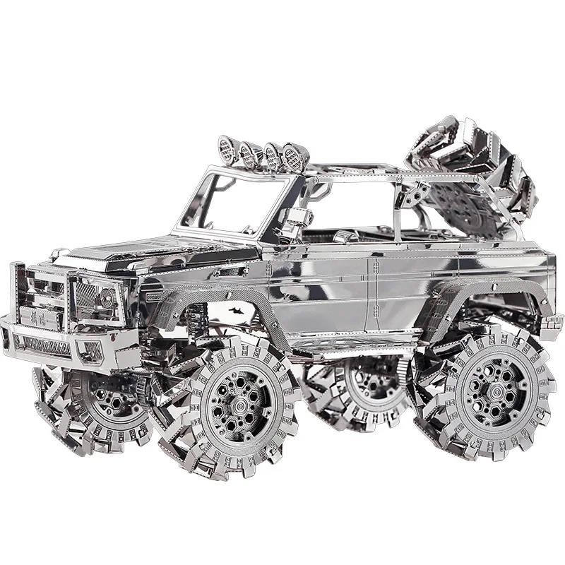 

MMZ MODEL Piececool 3D metal puzzle SUV OFF-ROAD VEHICLE Assembly metal Model kit DIY 3D Laser Cut Model puzzle toys gift