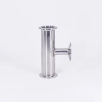 102mm x 38/51/63/76mm Pipe OD 4" x 1.5" 2" 2.5" 3" Tri Clamp  Reducer Tee 3 Way SUS 304 Stainless Sanitary Fitting Homebrew Beer