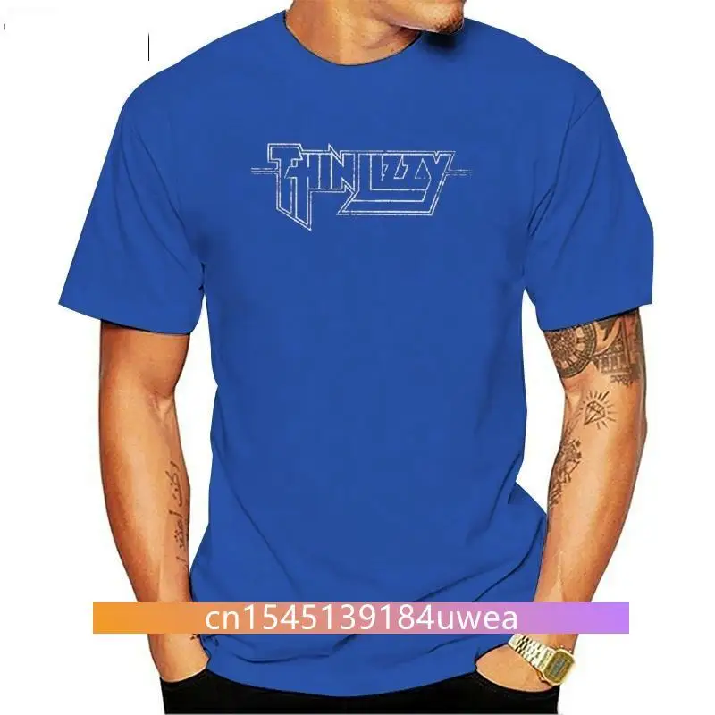 New 2021 Fashion Casual Streetwear Thin Lizzy Classic Logo Officially Licensed Adult Graphic T Shirt