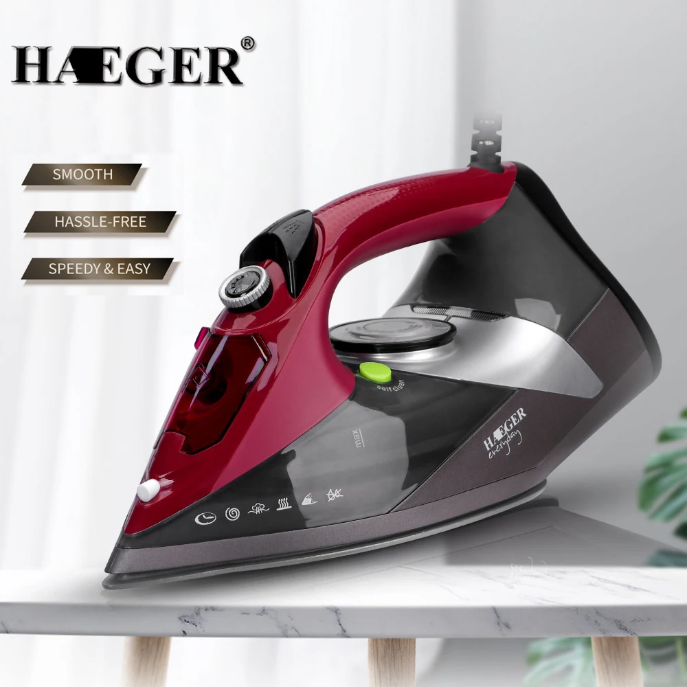 Парогенератор HAEGER новинка вертикальный паровой утюг для ткани бытовая техника