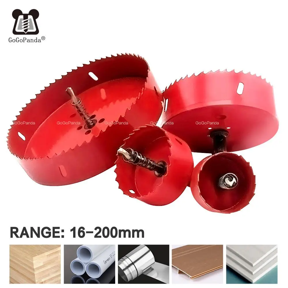 

GOGOPANDA Биметаллические кольцевые пилы по дереву 16-200 мм